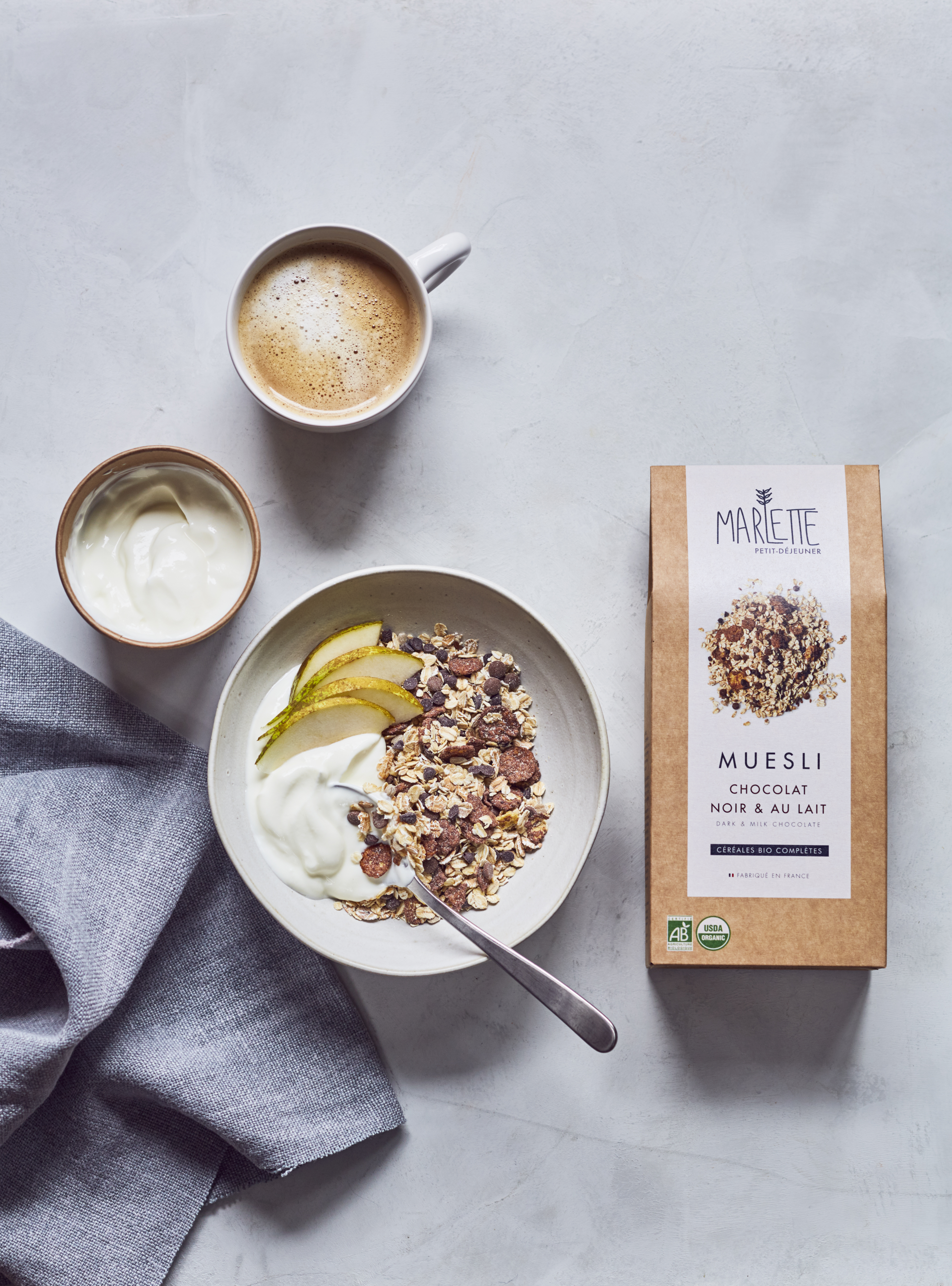Muesli chocolat noir & au lait Marlette