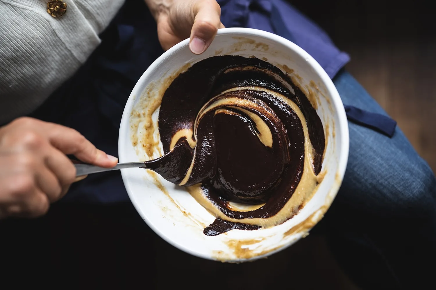 Crema spalmabile al cioccolato bio fatta in casa da Marlette, generosa e golosa