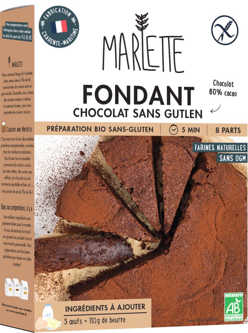 Préparation Marlette - Fondant au Chocolat sans gluten