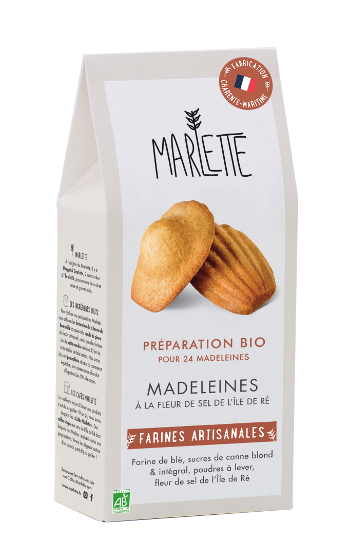 Madeleines à la fleur de sel de l'Île de Ré