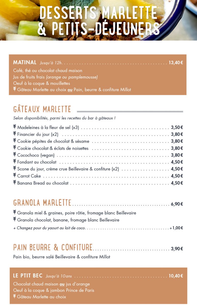 Menu Coffee Shop Marlette Cafe Marlette Rue Des Martyrs Menu Coffee Shop Marlette Cafe Marlette Rue Des Martyrs