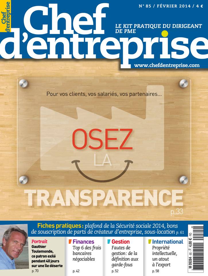 Chef d’entreprise n°85 – février 2014