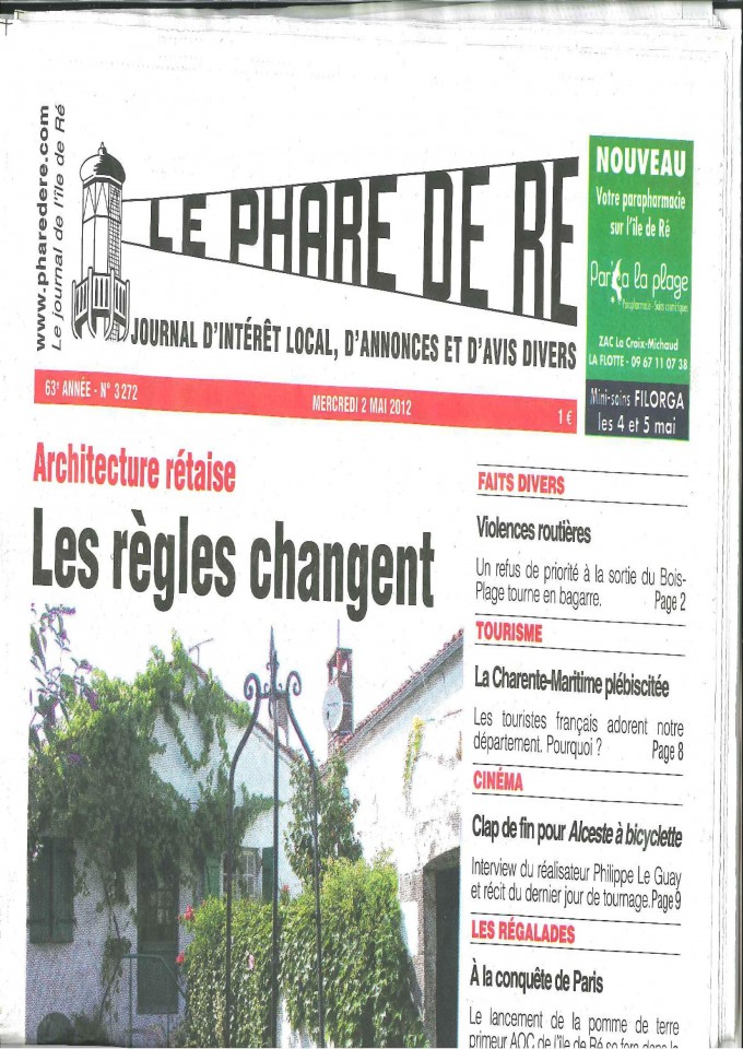 Le phare de ré n°3272 – 2 Mai 2012